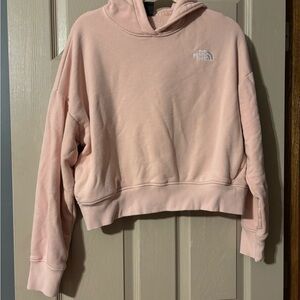 The North Face Women's Pink Hoodie Crop Style